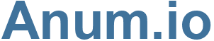 Anum.io - Anum Website