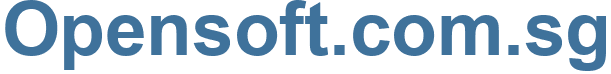 Opensoft.com.sg - Opensoft.com Website