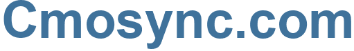 Cmosync.com - Cmosync Website