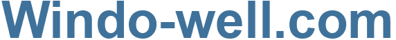 Windo-well.com - Windo-well Website