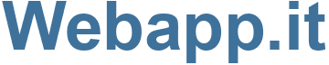 Webapp.it - Webapp Website