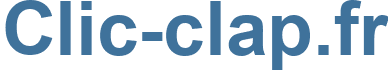 Clic-clap.fr - Clic-clap Website