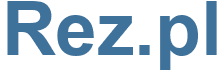 Rez.pl - Rez Website