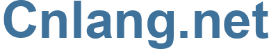 Cnlang.net - Cnlang Website
