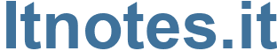 Itnotes.it - Itnotes Website