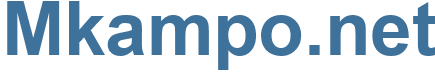 Mkampo.net - Mkampo Website