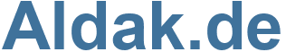 Aldak.de - Aldak Website