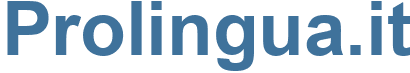 Prolingua.it - Prolingua Website