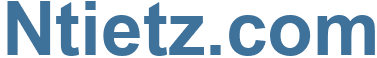 Ntietz.com - Ntietz Website