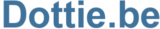 Dottie.be - Dottie Website