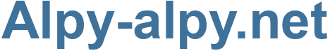 Alpy-alpy.net - Alpy-alpy Website