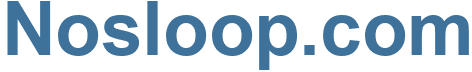 Nosloop.com - Nosloop Website