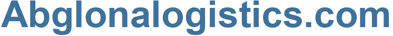 Abglonalogistics.com - Abglonalogistics Website