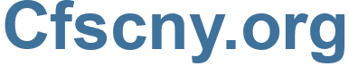 Cfscny.org - Cfscny Website