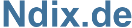 Ndix.de - Ndix Website