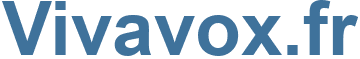Vivavox.fr - Vivavox Website